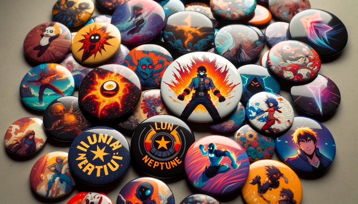 chapas personalizadas de manga