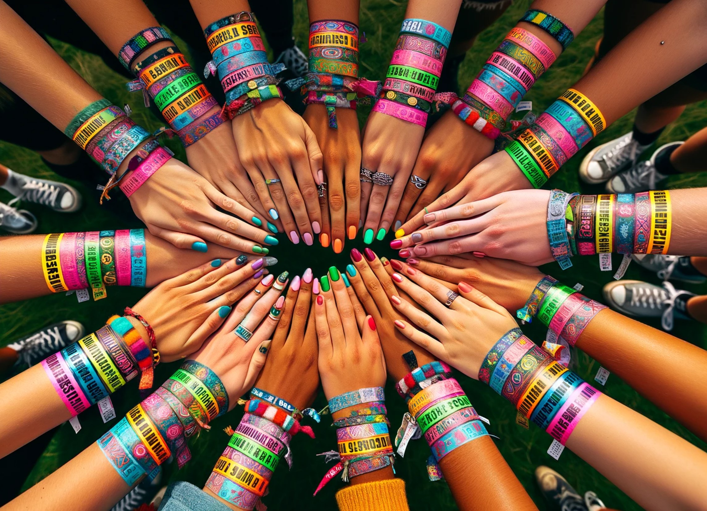 Pulseras de Tela para Festivales