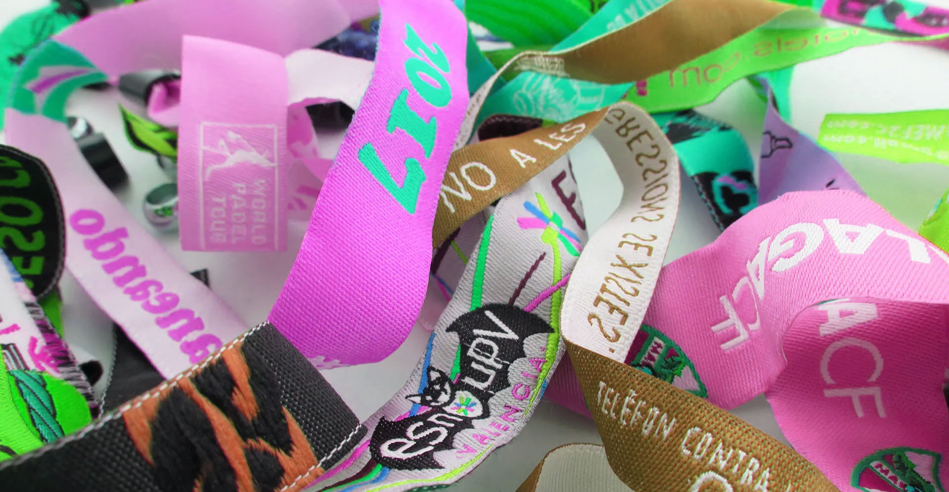 Pulseras de Tela Personalizadas